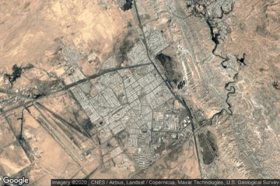 Vue aérienne de Omidiyeh