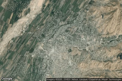 Vue aérienne de Kulob