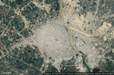 Vue aérienne de Miandowab