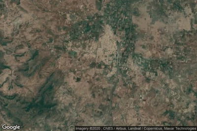 Vue aérienne de Vikarabad