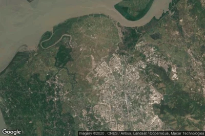 Vue aérienne de Vasai