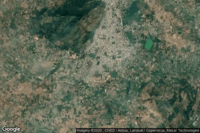 Vue aérienne de Tiruvannamalai