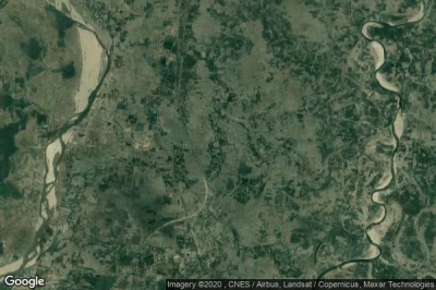 Vue aérienne de Thakurganj