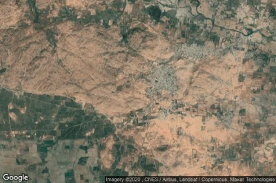 Vue aérienne de Shorapur