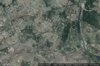 Vue aérienne de Sabzi Mandi