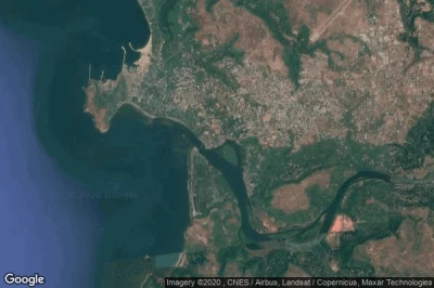 Vue aérienne de Ratnagiri
