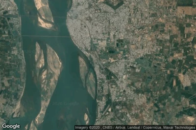 Vue aérienne de Rajahmundry