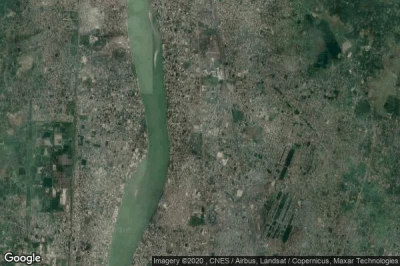 Vue aérienne de Panihati