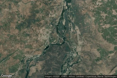 Vue aérienne de Orchha