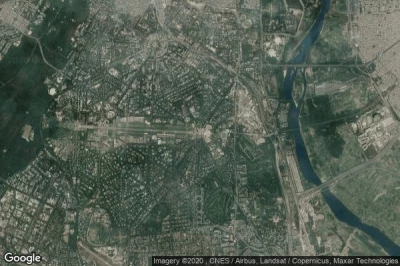 Vue aérienne de New Delhi