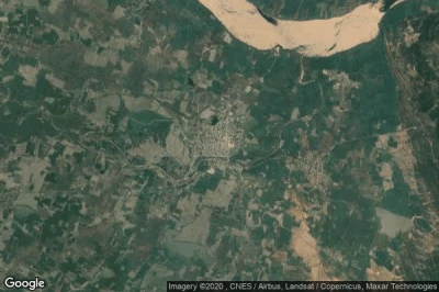 Vue aérienne de Manthani