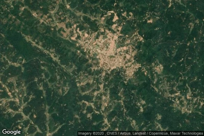 Vue aérienne de Madikeri