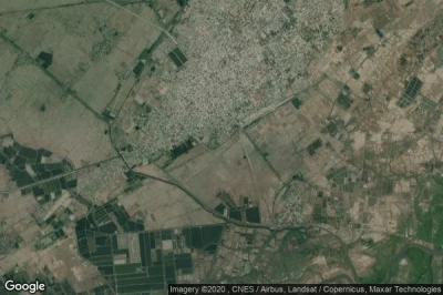 Vue aérienne de Machilipatnam