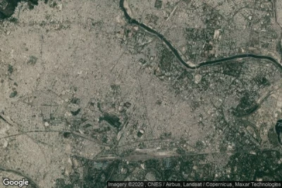Vue aérienne de Lucknow
