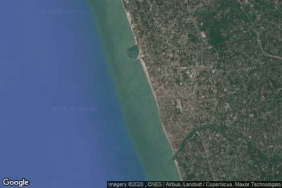 Vue aérienne de Calicut