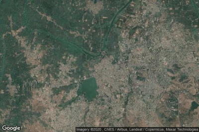 Vue aérienne de Kolhapur