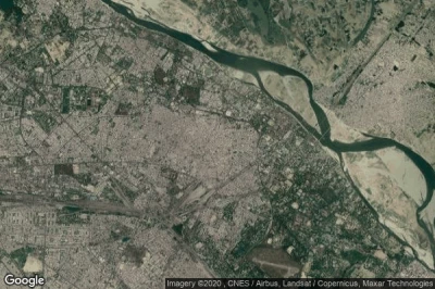 Vue aérienne de Kanpur