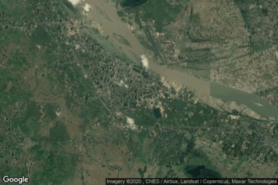 Vue aérienne de Kalna