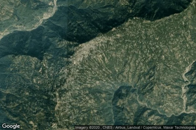 Vue aérienne de Kalimpang
