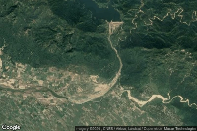 Vue aérienne de Kalagarh