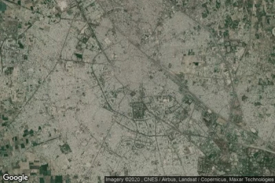 Vue aérienne de Jalandhar
