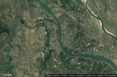 Vue aérienne de Jangipur