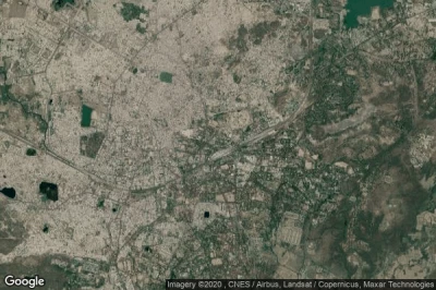 Vue aérienne de Jabalpur