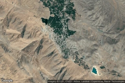 Vue aérienne de Khvansar