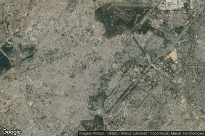 Vue aérienne de Gurgaon