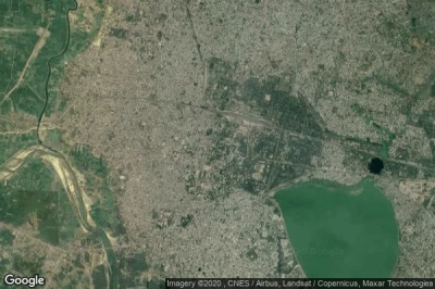 Vue aérienne de Gorakhpur