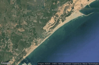 Vue aérienne de Gopalpur