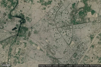 Vue aérienne de Ghaziabad