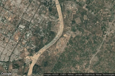 Vue aérienne de Gandhinagar