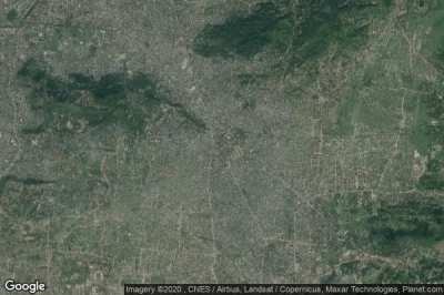 Vue aérienne de Dispur