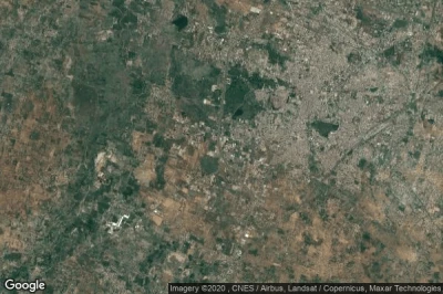 Vue aérienne de Dindigul