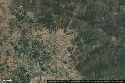 Vue aérienne de Dhārwād