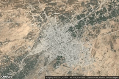 Vue aérienne de Khomeyn