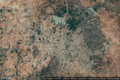 Vue aérienne de Chitradurga