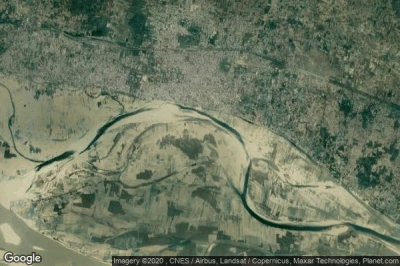 Vue aérienne de Chhapra