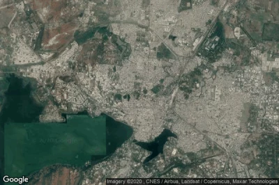 Vue aérienne de Bhopal