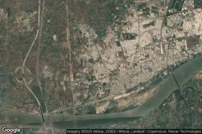 Vue aérienne de Bharuch