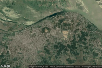 Vue aérienne de Bhagalpur