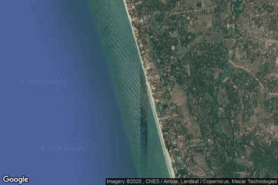 Vue aérienne de Benaulim