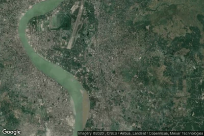 Vue aérienne de Barakpur