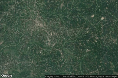 Vue aérienne de Attingal