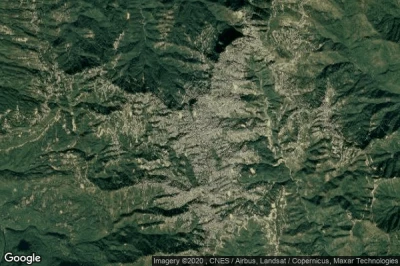 Vue aérienne de Aizawl