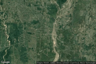 Vue aérienne de Bhadrapur