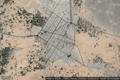 Vue aérienne de Kashmar