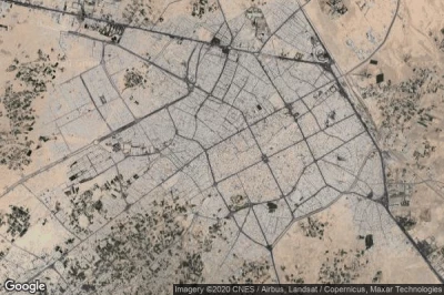 Vue aérienne de Kashan