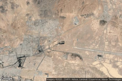 Vue aérienne de Kalāteh-ye Karbalā’ī Ḩājjī